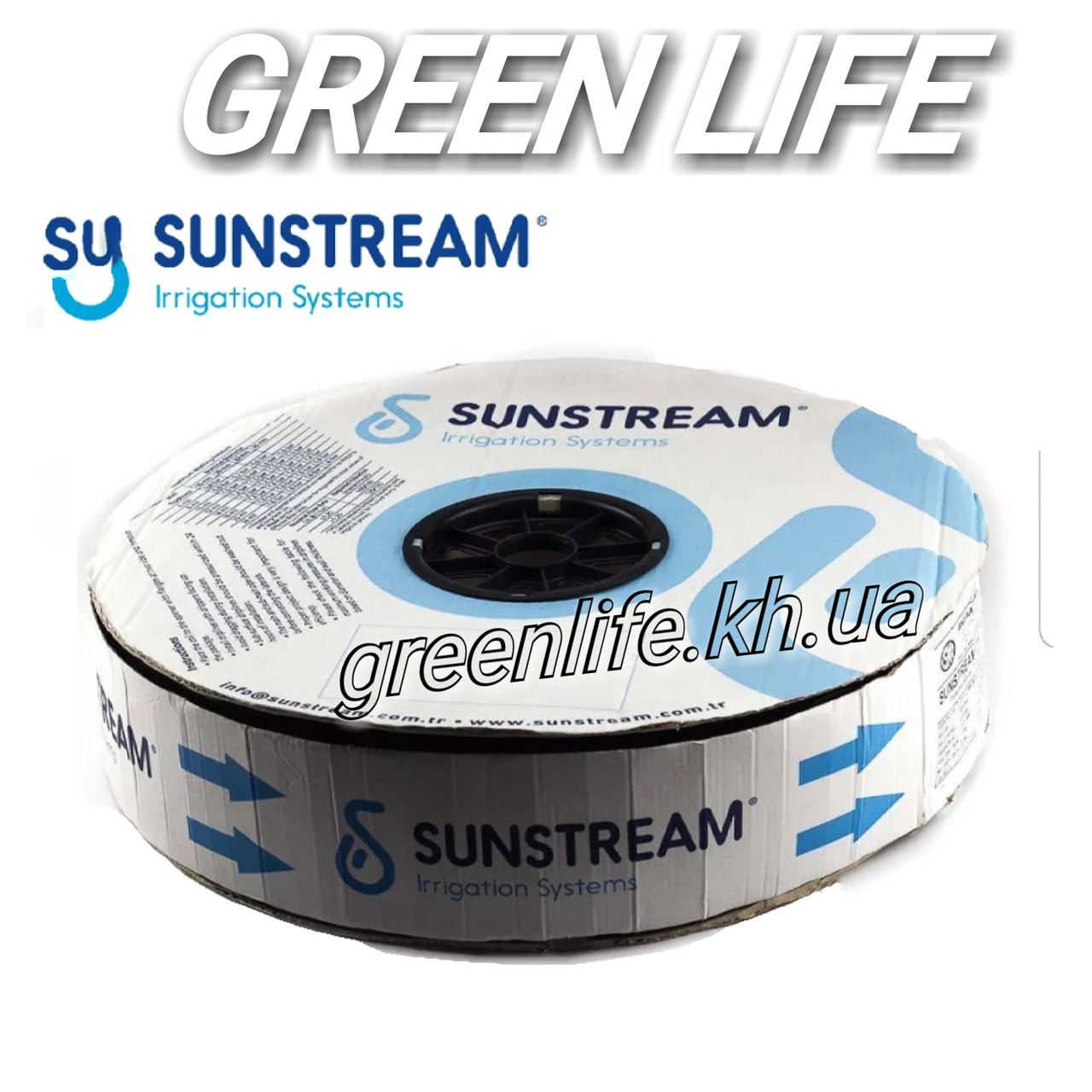 Капельная лента SUNSTREAM эмиттерная 30 см 6 mil 200 м Турция