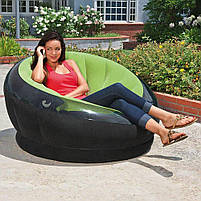 Надувне крісло Intex Салатовий (68582), фото 3