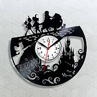 Волшебник страны Оз Часы для детей Виниловые часы Долгое путешествие Сказка на ночь Идеи для спальни Часы 30см