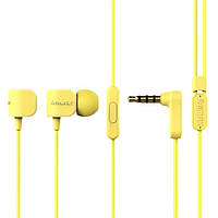 Наушники Remax RM-502 Earphone Желтый