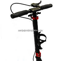 Двоколісний Самокат Scale Sport GMC SS04 з ручним гальмом - Чорний, фото 4