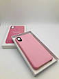 Шкіряний чохол Apple Leather Case для iPhone XS Max Soft Pink, фото 2