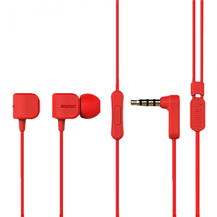 Навушники Remax RM-502 Earphone Червоні