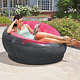 Надувне крісло Intex Рожевий (68582), фото 3