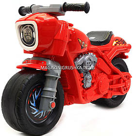 Дитячий Мотоцикл толокар Оріон Червоний 504. Популярний транспорт для дітей від 2х років