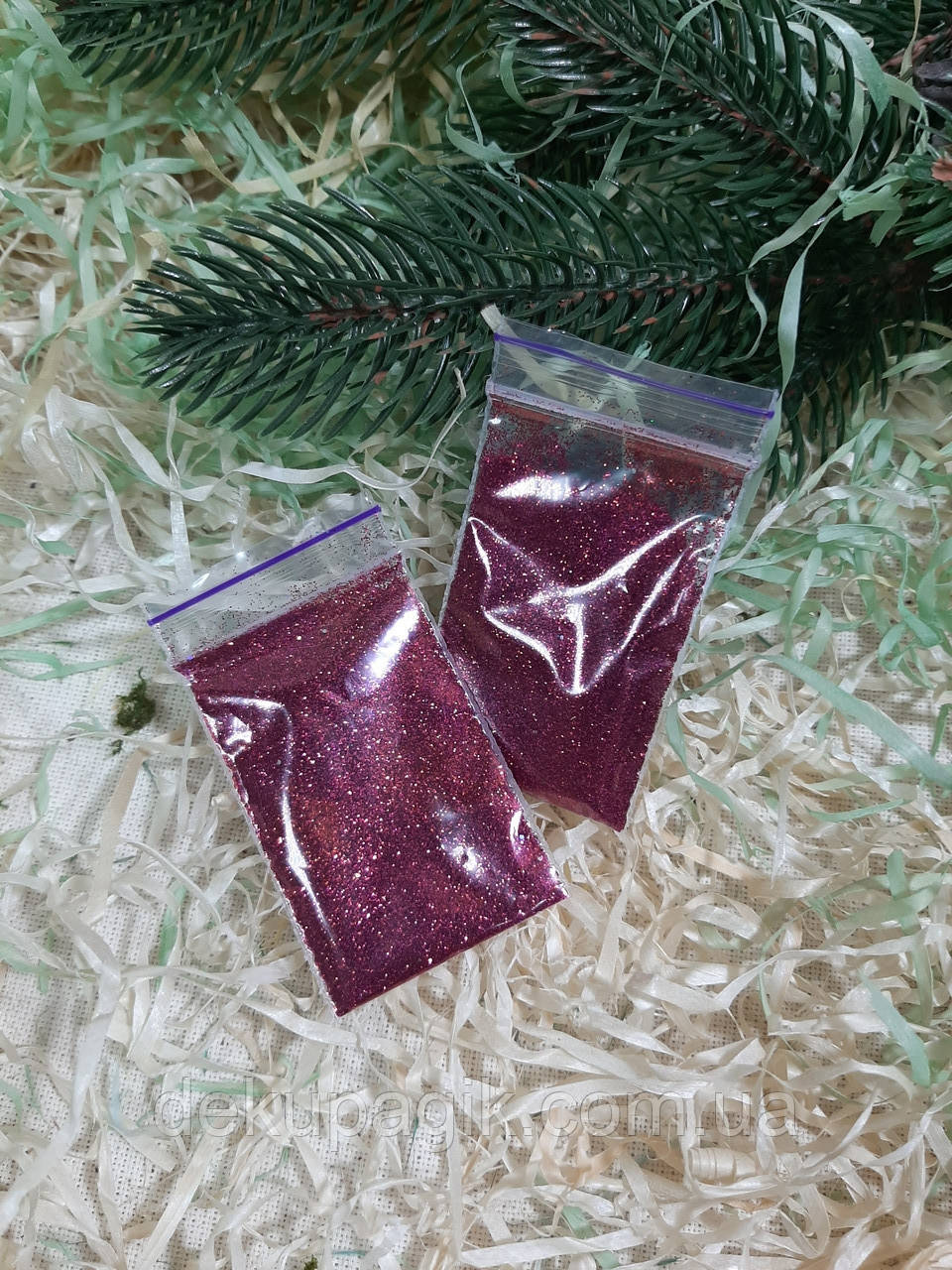 Гліттер фуксія, 5 гр, фото 1