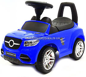 Машинка-каталка толокар MasterPlay Синя 2-002, світло, звук. Транспорт для дітей