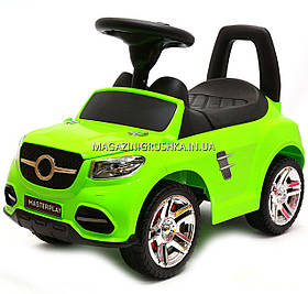 Машинка-каталка толокар MasterPlay Салатова 2-002, світло, звук. Транспорт для дітей