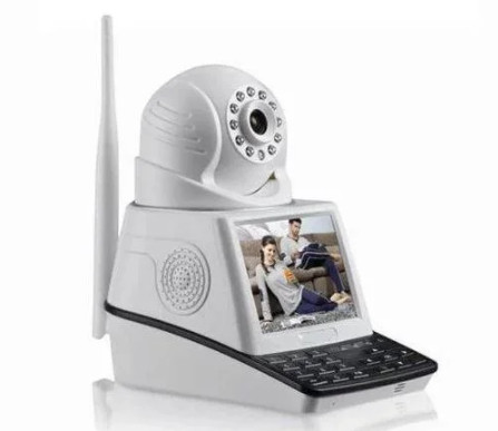 Камера відеоспостереження з екраном MHZ Net Camera 1758, білий