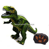 Іграшковий Динозавр «Тиранозавр» на радіоуправлінні Зелений (звук, світло) арт. F161/352, фото 2
