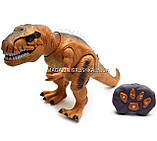 Іграшковий Динозавр «Тиранозавр» на радіоуправлінні Коричневий (звук, світло) арт. F161, фото 2