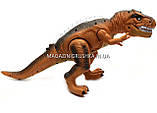 Іграшковий Динозавр «Тиранозавр» на радіоуправлінні Коричневий (звук, світло) арт. F161, фото 4