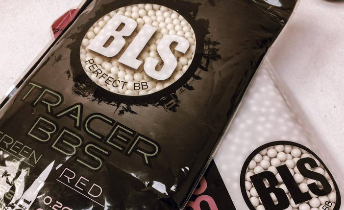 Трасерні кулі BLS PERFECT BB FLUORESCENT TRACER 0.30G 1 KG, фото 2