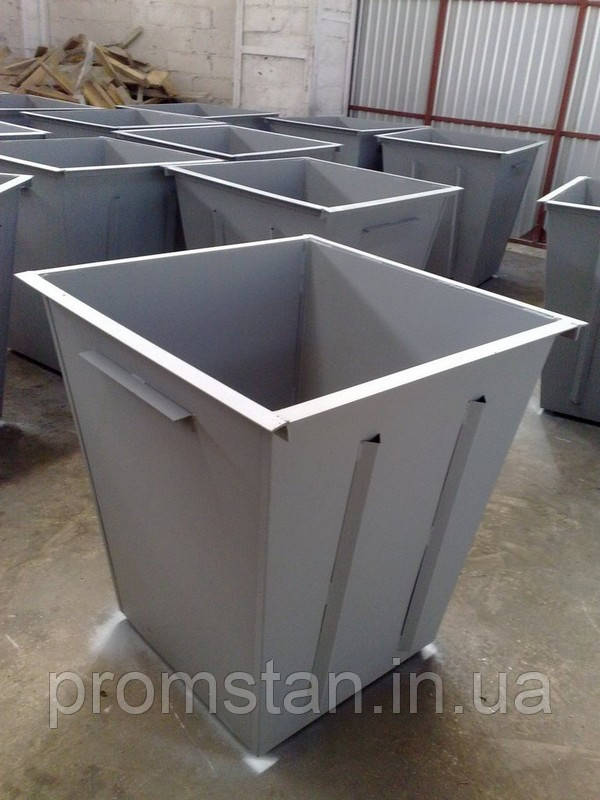 Изготовление металлических контейнеров для мусора, мусорных баков без крышки - фото 6 - id-p1086611437