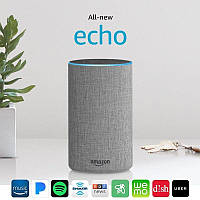 Смарт-динамік Amazon Echo (2gen, 2017) Heather Grey