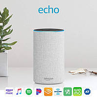 Смарт-динамік Amazon Echo (2gen, 2017) Sandstone Fabric