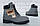 Сірі зимові черевики Тімберленд на вовняному хутрі (Черевики Timberland сірі жіночі і чоловічі розміри 36-45), фото 2