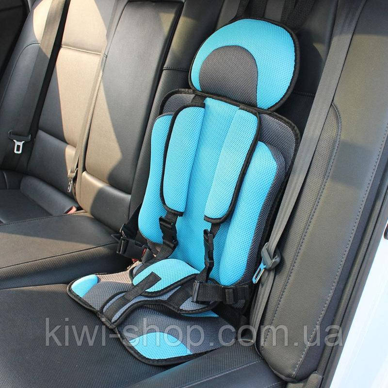 Дитяче автокрісло "Child Car Seat" - безкаркасное - блакитний колір (дітям від 6 міс. до 5 років)