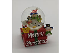 Снігова куля з сніговиком новорічний і різдвяний подарунок