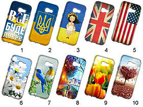 Силіконовий чохол із малюнком для Samsung Galaxy A3 2017 A320f