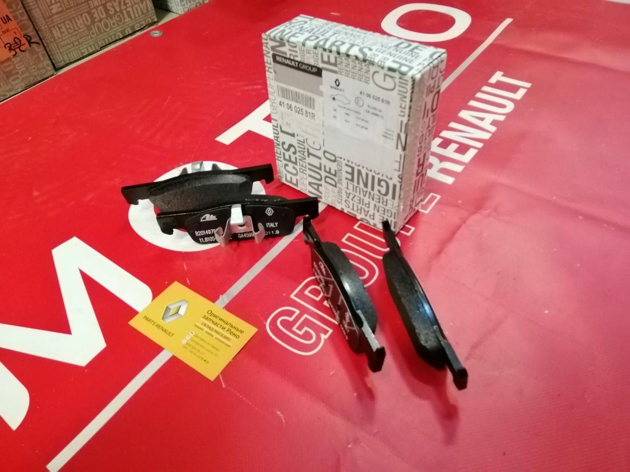 Колодки гальмівні передні Renault Clio IV (Original 410602581R)