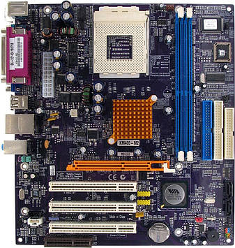 Материнська плата Elitegroup KM400-M2 s 462