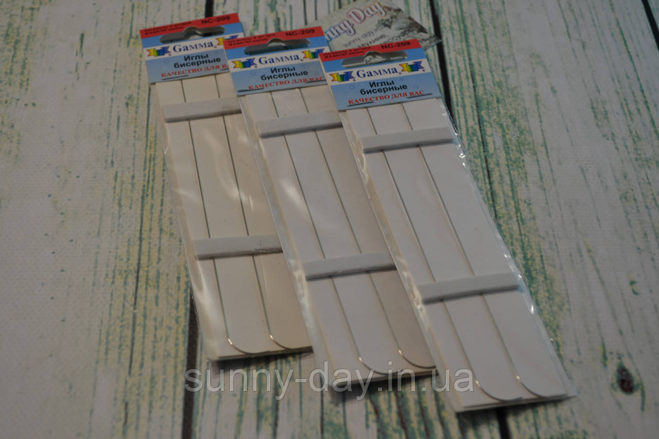 Голки для бісеру Gamma 0.64 мм/2 шт (для спінера), фото 1