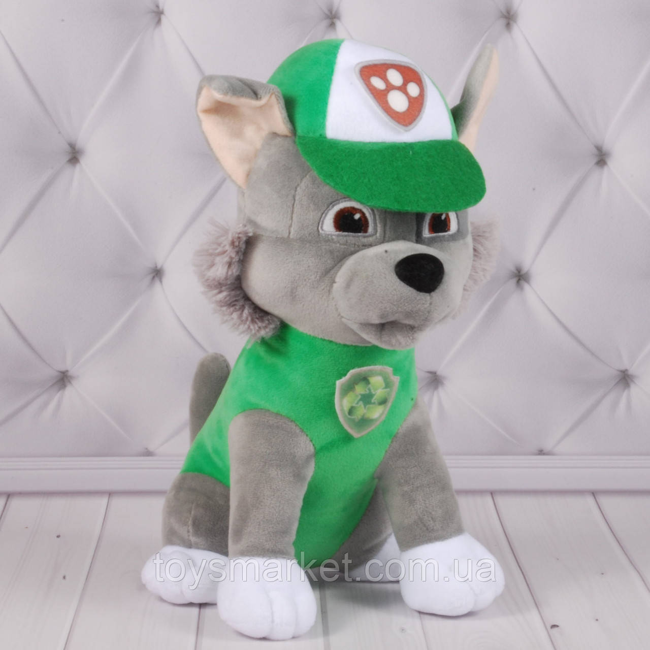 М'яка іграшка щеня "Роккі", "Щенячий Патруль", "PAW Patrol ", 30 см, фото 1