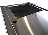 Тумба з мийкою та ящиками, стільниця із заглибленням із неіржавкої сталі, фото 2