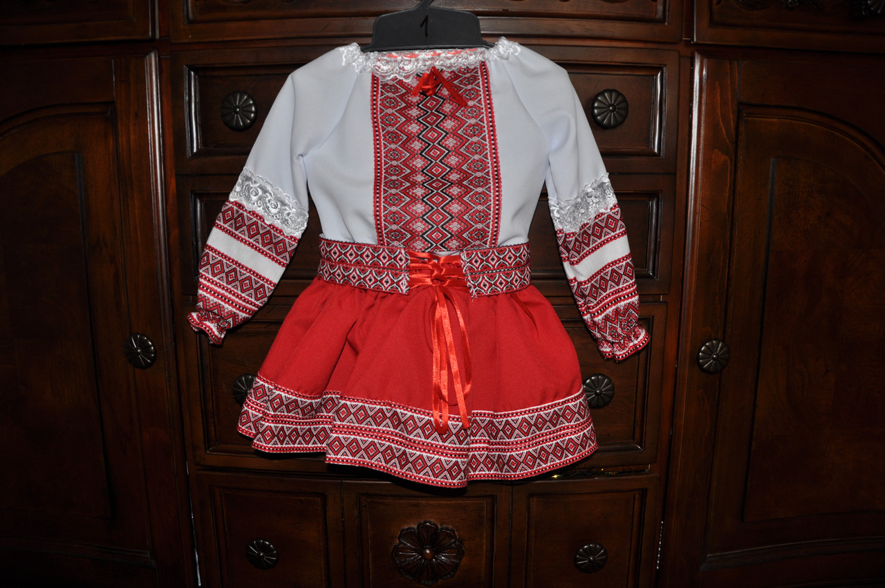 Дитячий український костюм "Двійочка" Марія (2-3 роки) КВ01