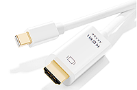 Кабель-адаптер Thunderbolt Mini Displayport к HDMI Full HD 1080p для Macbook Pro Air