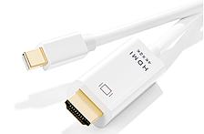 Кабель-адаптер Thunderbolt Mini Displayport до HDMI Full HD 1080p для Macbook Pro Air