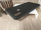 Чохол бампер SMTT для Samsung Galaxy A10s (2019) A107 — чорний матовий TPU, фото 3