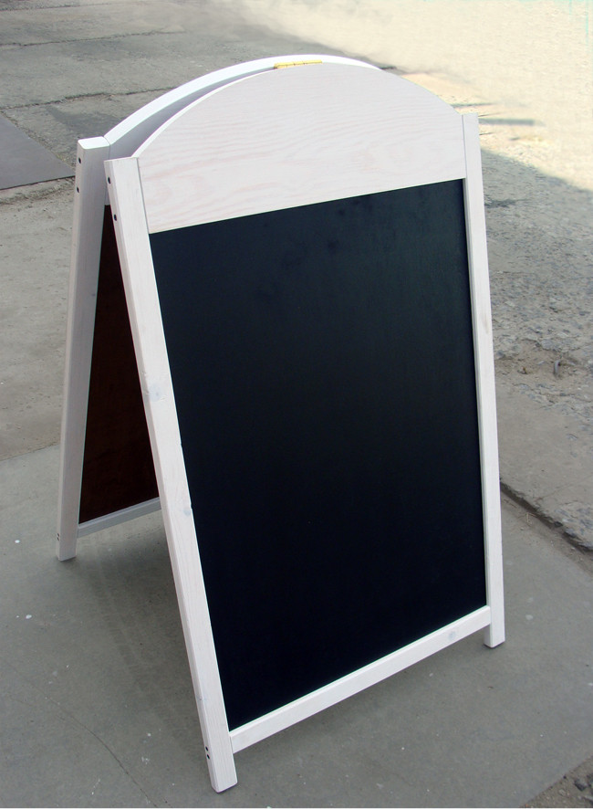 Штендер крейдяний АРКА (біла рама), 110 х 70 см | Era Creative Wood
