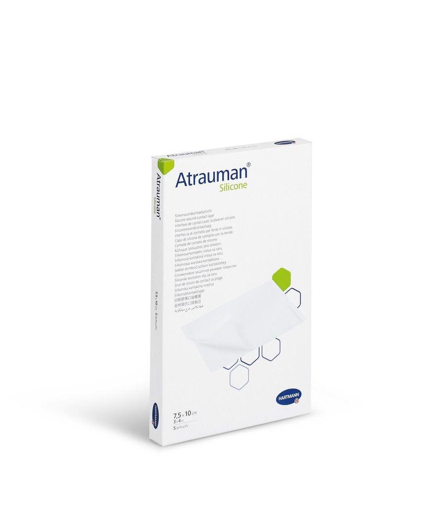 Пов'язка атравматична силіконова Atrauman Silicone 7,5*10 см 1 шт