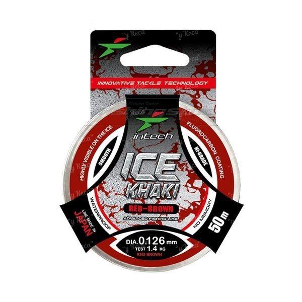 Леска Intech Khaki Ice Line red-brown 50m