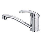 Змішувач для умивальника довгий CRON Mars 004-15 sm (CR0048), фото 3