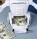 Іграшка дитяча Robot PIGGY BANK | Дитяча скарбничка сейф з кодовим замком, фото 10