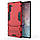 Чохол Hybrid case для Samsung Galaxy Note 10 (N970) бампер з підставкою червоний, фото 2