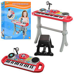 Дитячий синтезатор WinFun 2068 NL піаніно на ніжка стільчик мікрофон запис
