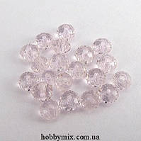 Бусини кришталеві "сфера" 4 мм рожеві (150 шт.)