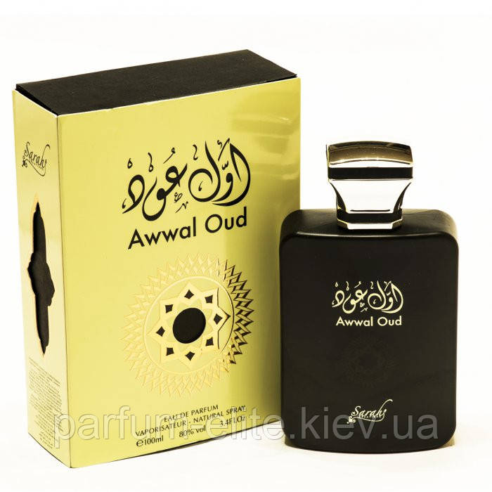 Чоловіча парфумована вода Sarahs Creations Awwal Oud 100ml