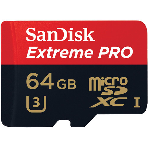 Карта пам' яті SanDisk 64GB Extreme PRO UHS-I microSDXC (U3, Class 10)