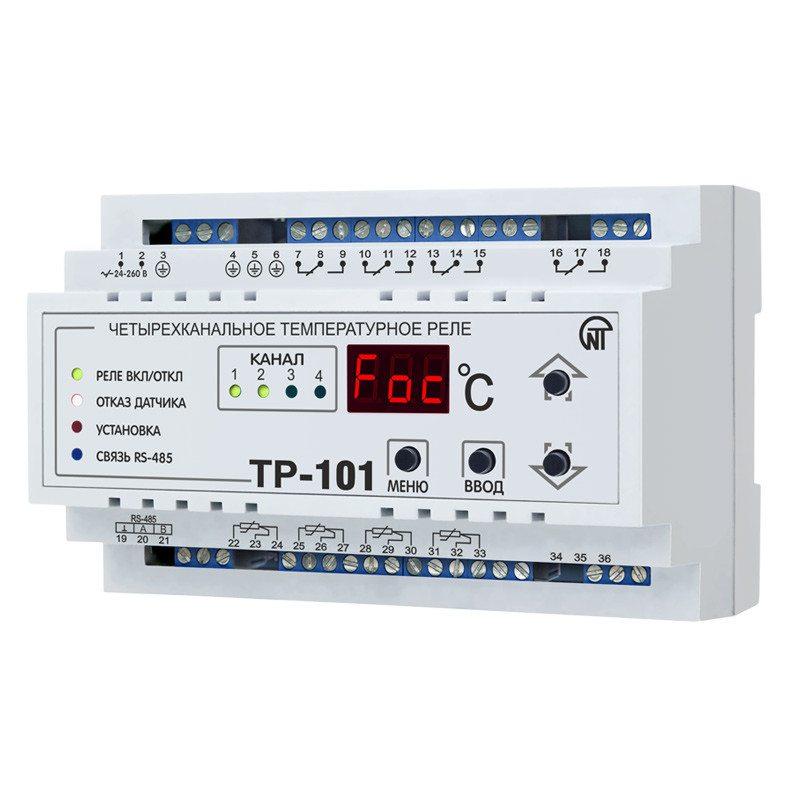 Цифрове температурне реле ТР-101 Новатек Єлектро