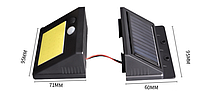 Світильник вуличний «BC-20» 10W 48 COB датчик руху + сонячна батарея з регулюванням кута