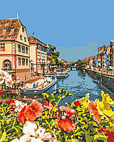 Художній творчий набір, картина за номерами Французький містечко, 40x50 см, «Art Story» (AS0635)