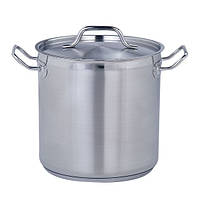 Каструля 16,5 л нержавіюча висока з кришкою Forest 302828