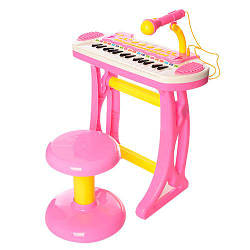 Синтезатор 3132C 31 клавіша на ніжках стільчик світло-мікрофон