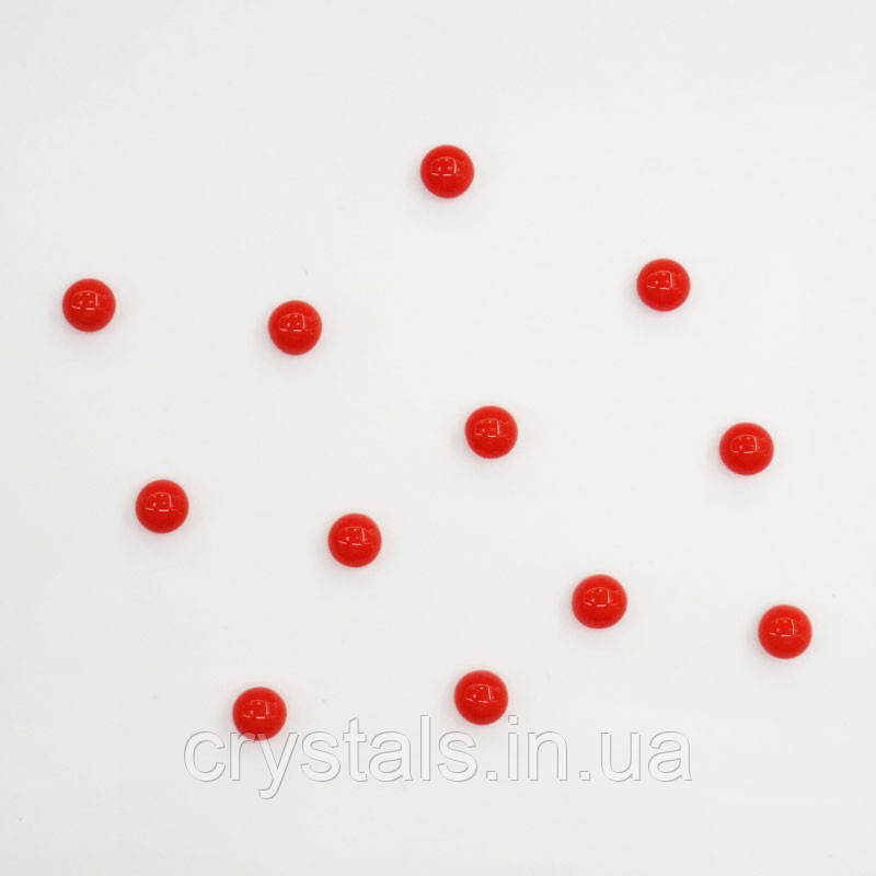 Кабошони Preciosa (Чехія) 3 мм Coral 93180, фото 1