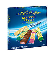 Шоколад черный и молочный Grazioso Selection Classic style Maitre Truffout 200 г Австрия